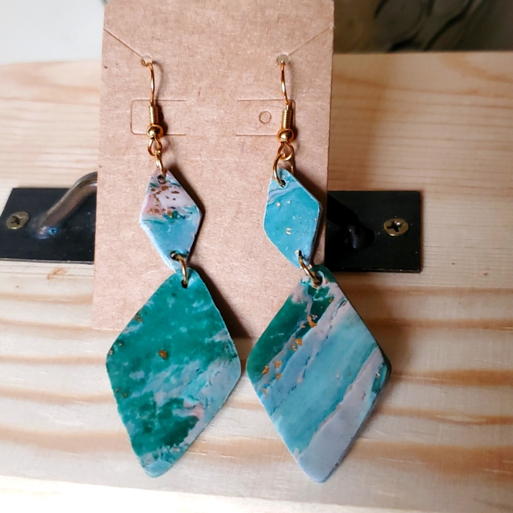 Polymer clay earrings